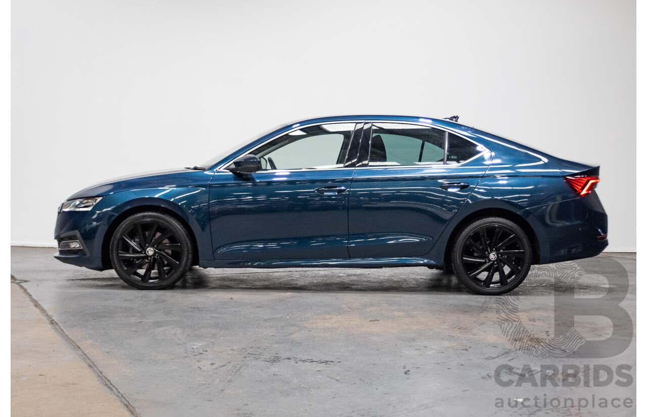 03/2021 Skoda Octavia 110 TSI Style NX MY21 5D Hatch Lava Blue Turbo 1.4L
