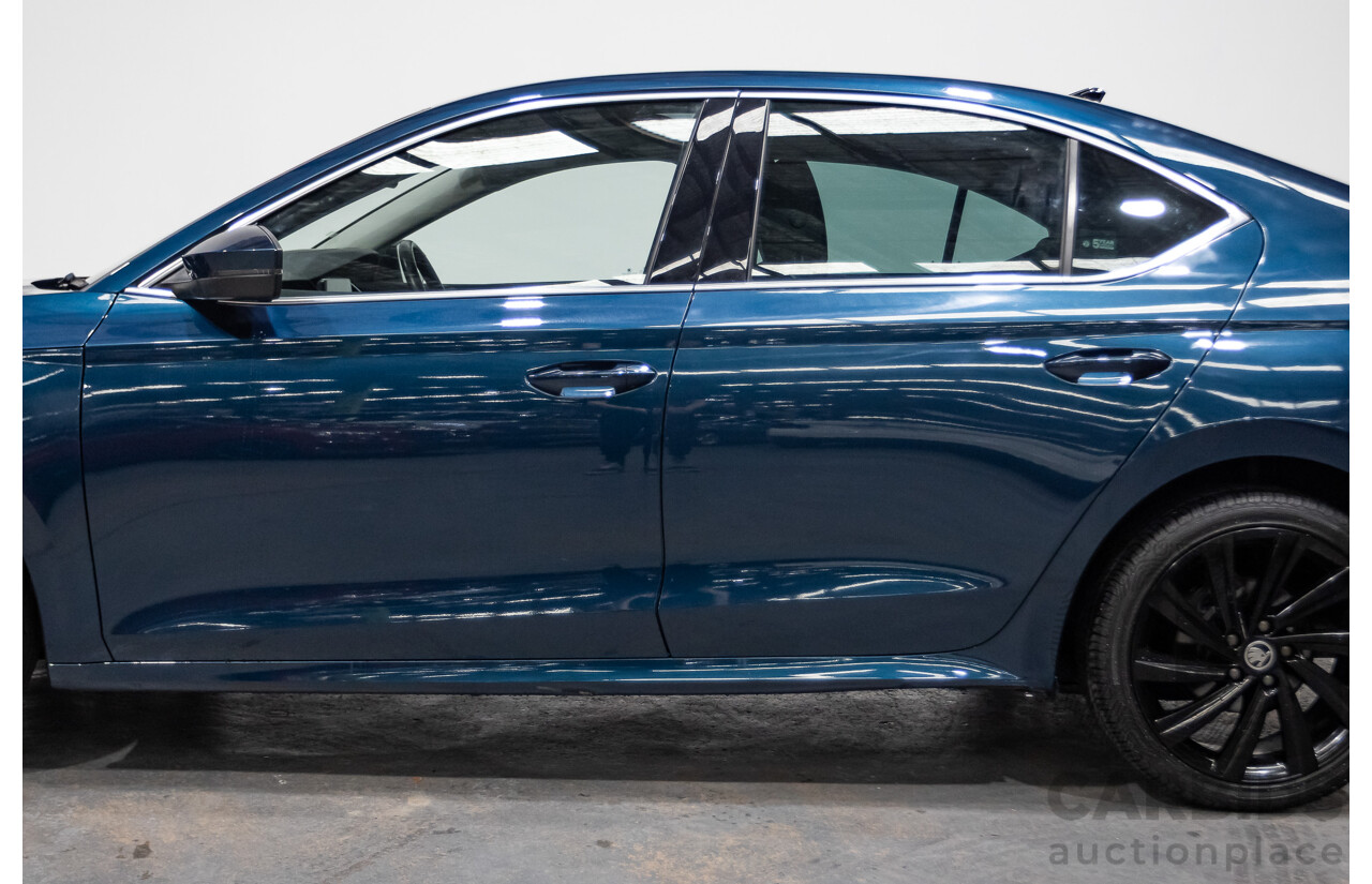 03/2021 Skoda Octavia 110 TSI Style NX MY21 5D Hatch Lava Blue Turbo 1.4L