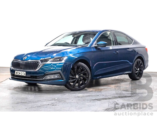 03/2021 Skoda Octavia 110 TSI Style NX MY21 5D Hatch Lava Blue Turbo 1.4L