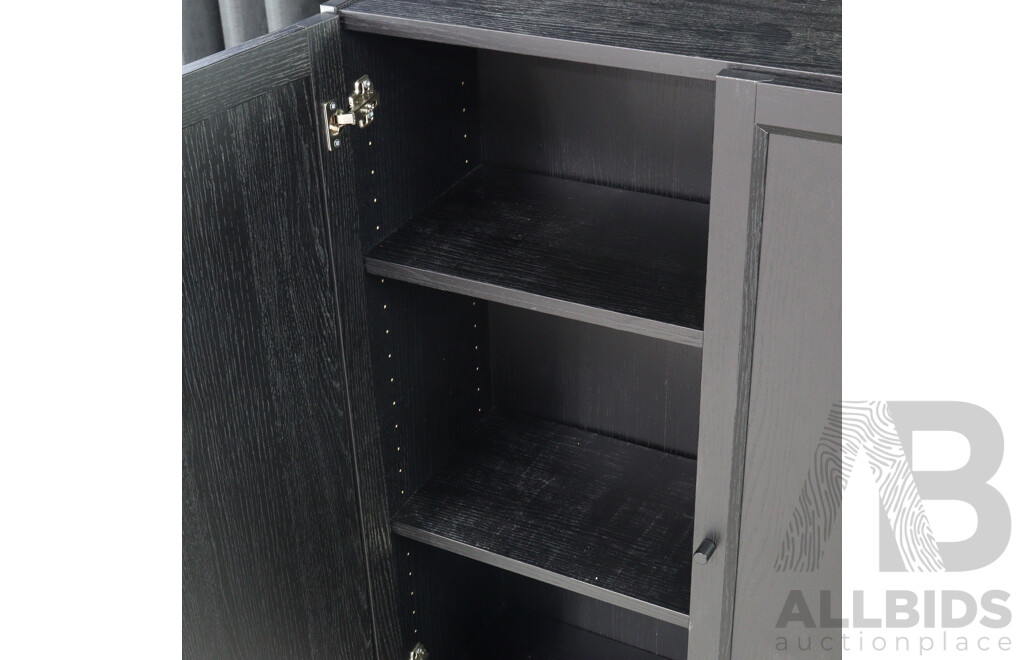 Pair of Ikea Two Door Storage Cabinets