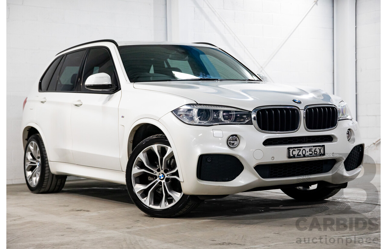 1/2015 BMW X5 sDrive 25d (RWD) F15 MY15 4d Wagon Mineral White Metallic Turbo Diesel 2.0L