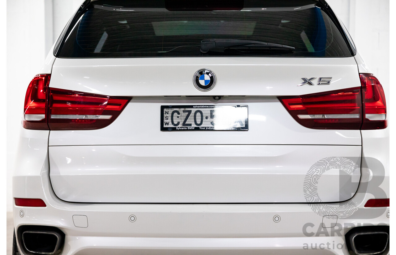 1/2015 BMW X5 sDrive 25d (RWD) F15 MY15 4d Wagon Mineral White Metallic Turbo Diesel 2.0L