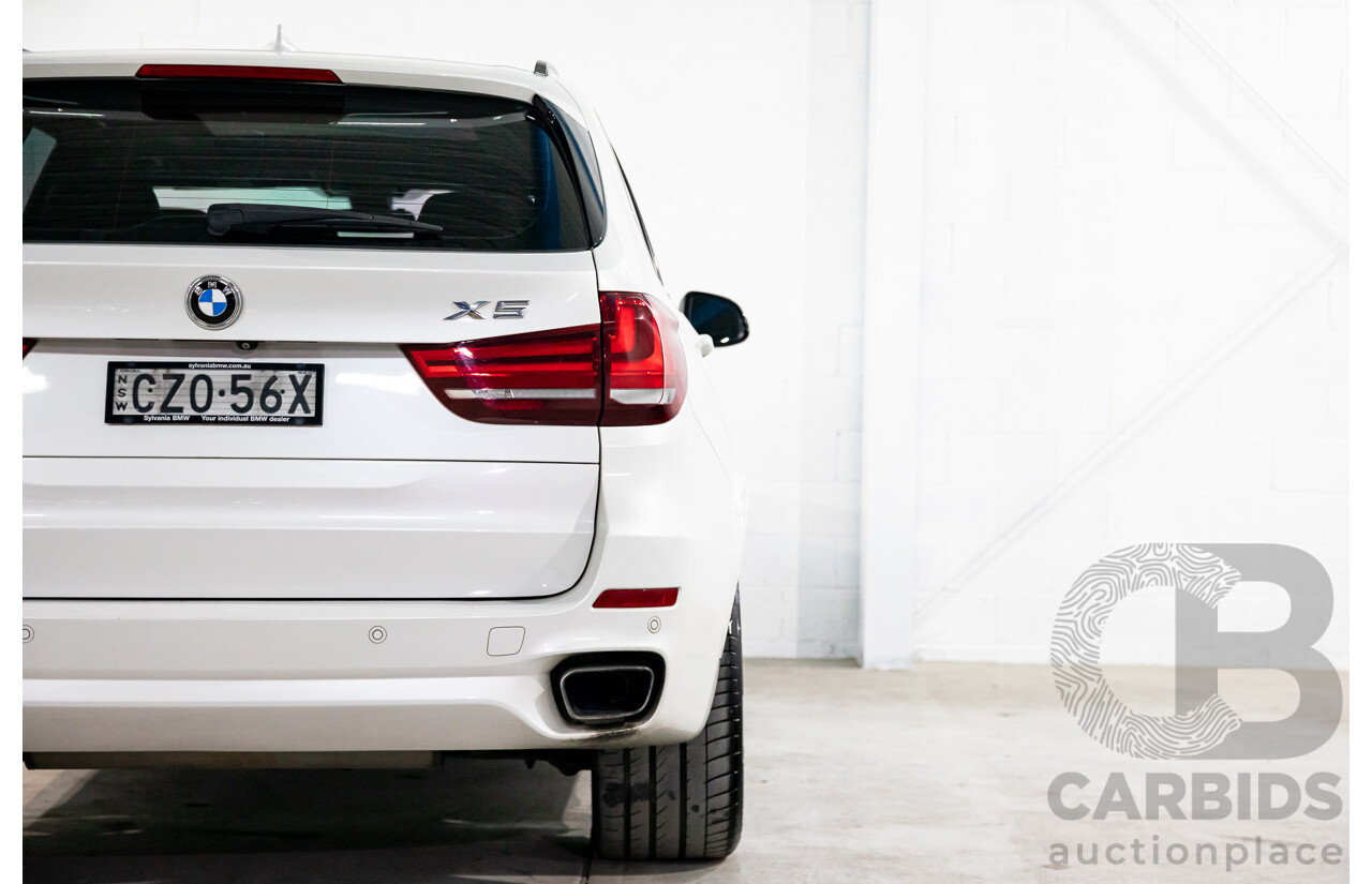 1/2015 BMW X5 sDrive 25d (RWD) F15 MY15 4d Wagon Mineral White Metallic Turbo Diesel 2.0L
