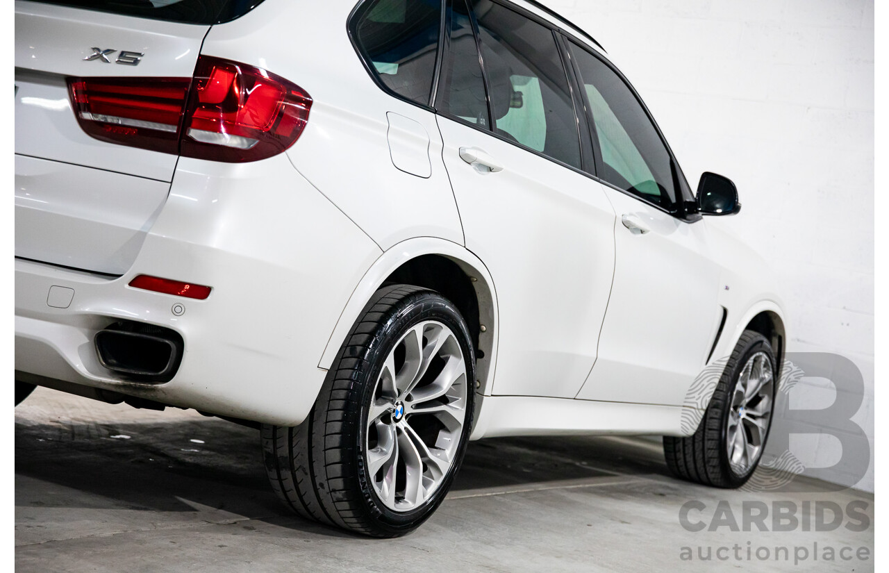 1/2015 BMW X5 sDrive 25d (RWD) F15 MY15 4d Wagon Mineral White Metallic Turbo Diesel 2.0L