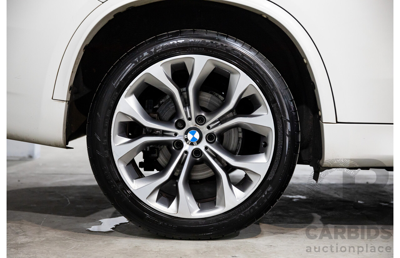 1/2015 BMW X5 sDrive 25d (RWD) F15 MY15 4d Wagon Mineral White Metallic Turbo Diesel 2.0L