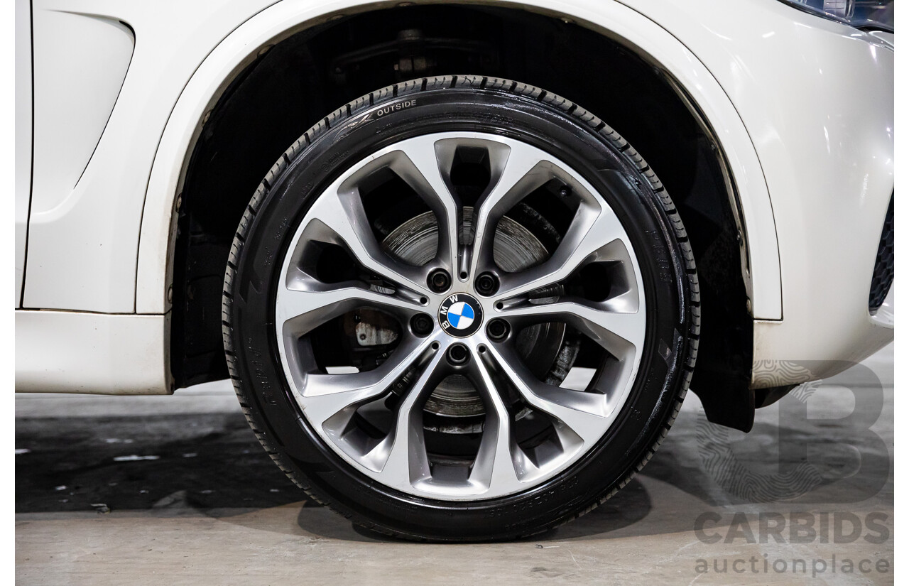 1/2015 BMW X5 sDrive 25d (RWD) F15 MY15 4d Wagon Mineral White Metallic Turbo Diesel 2.0L