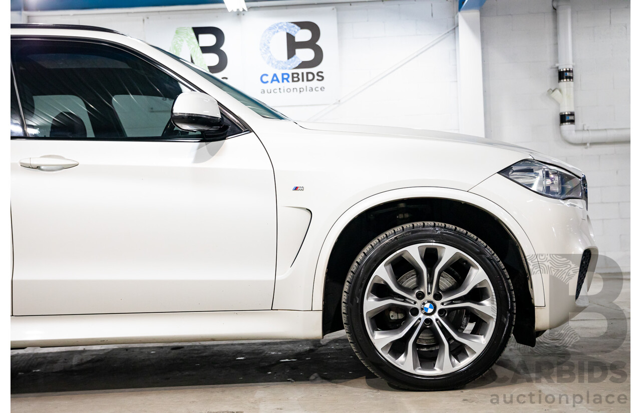 1/2015 BMW X5 sDrive 25d (RWD) F15 MY15 4d Wagon Mineral White Metallic Turbo Diesel 2.0L