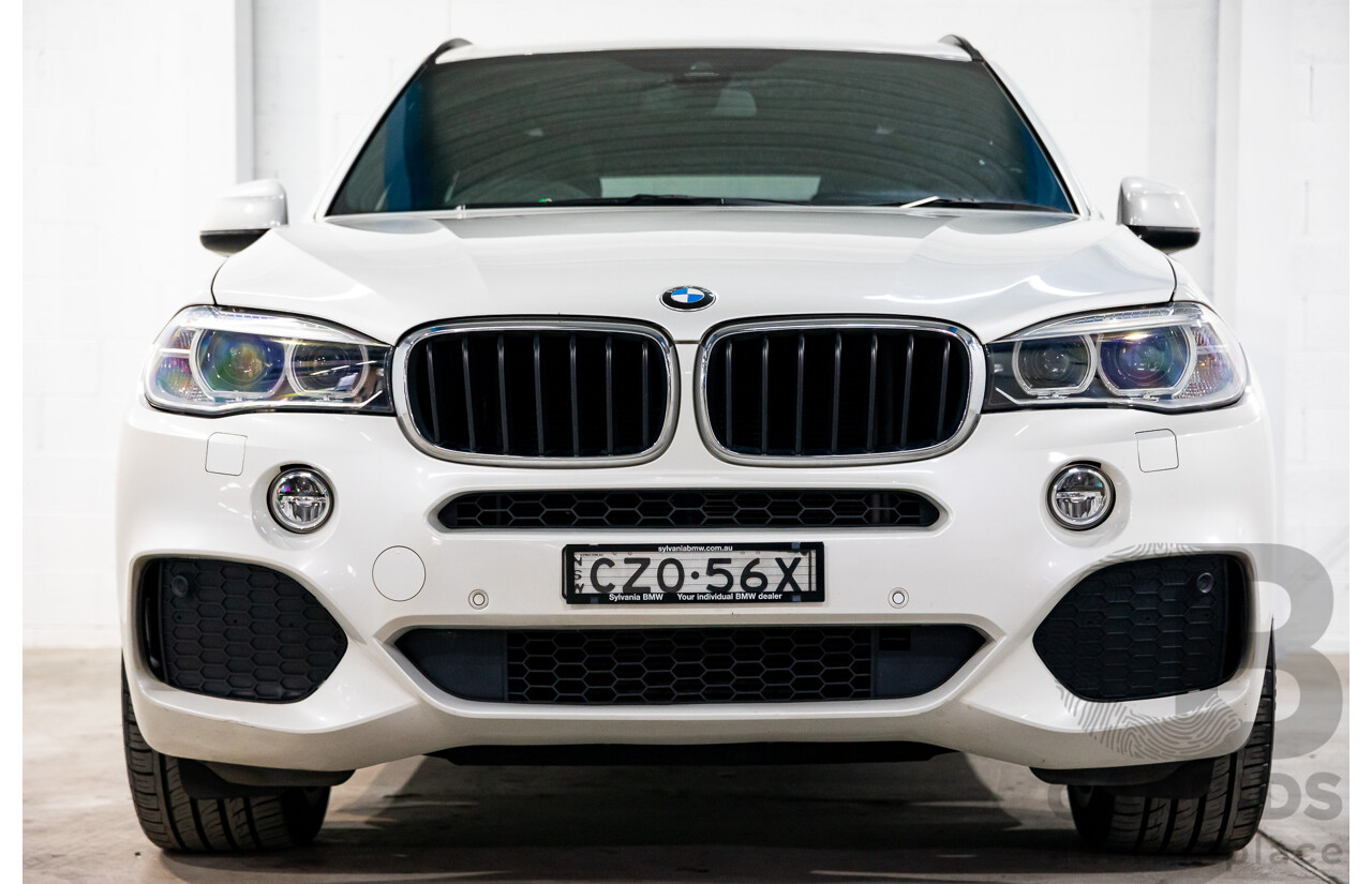 1/2015 BMW X5 sDrive 25d (RWD) F15 MY15 4d Wagon Mineral White Metallic Turbo Diesel 2.0L