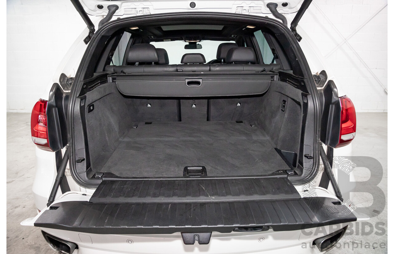 1/2015 BMW X5 sDrive 25d (RWD) F15 MY15 4d Wagon Mineral White Metallic Turbo Diesel 2.0L