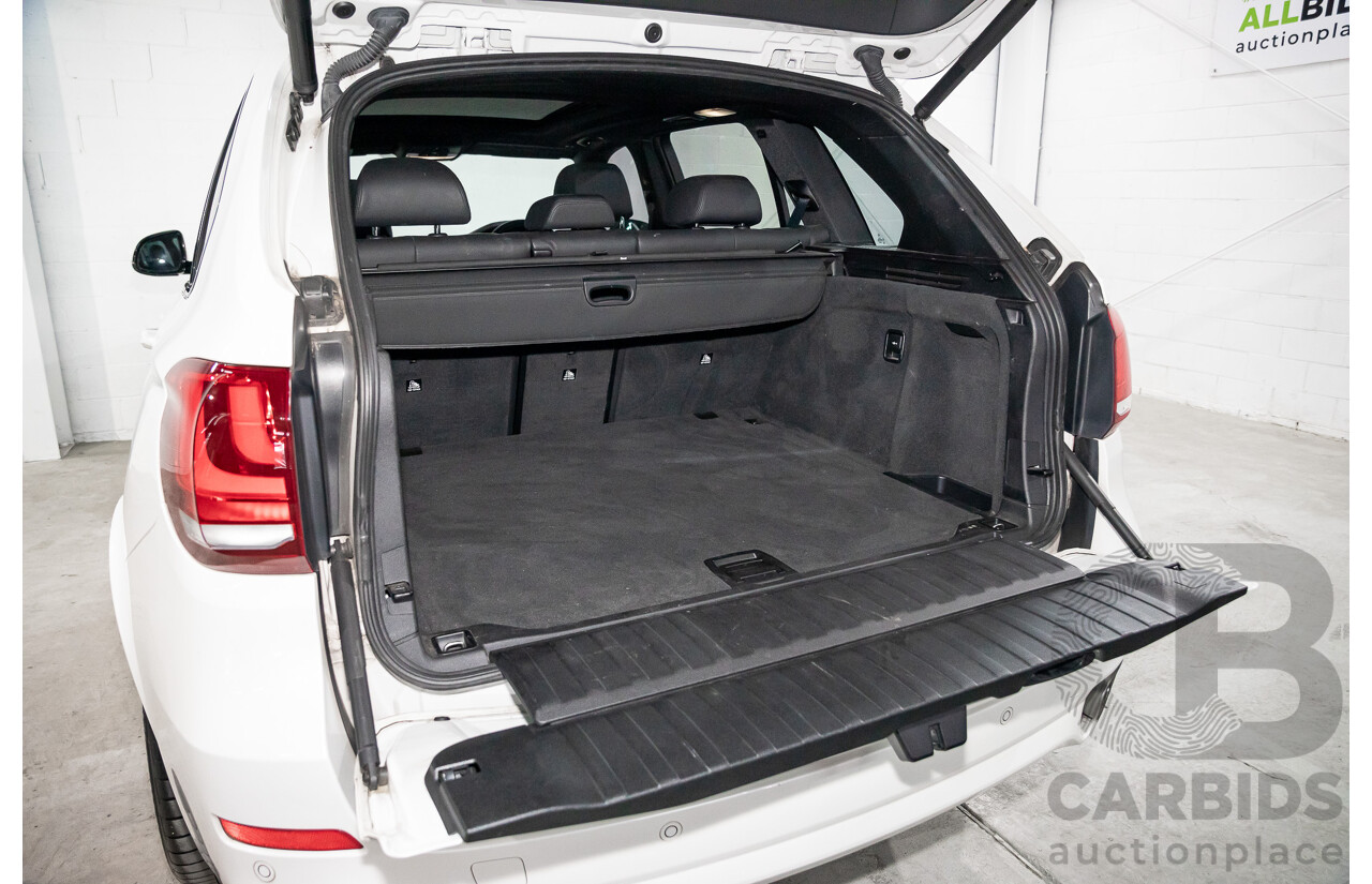 1/2015 BMW X5 sDrive 25d (RWD) F15 MY15 4d Wagon Mineral White Metallic Turbo Diesel 2.0L