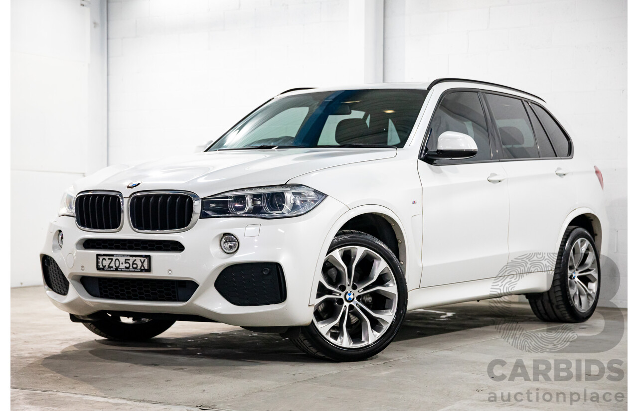 1/2015 BMW X5 sDrive 25d (RWD) F15 MY15 4d Wagon Mineral White Metallic Turbo Diesel 2.0L