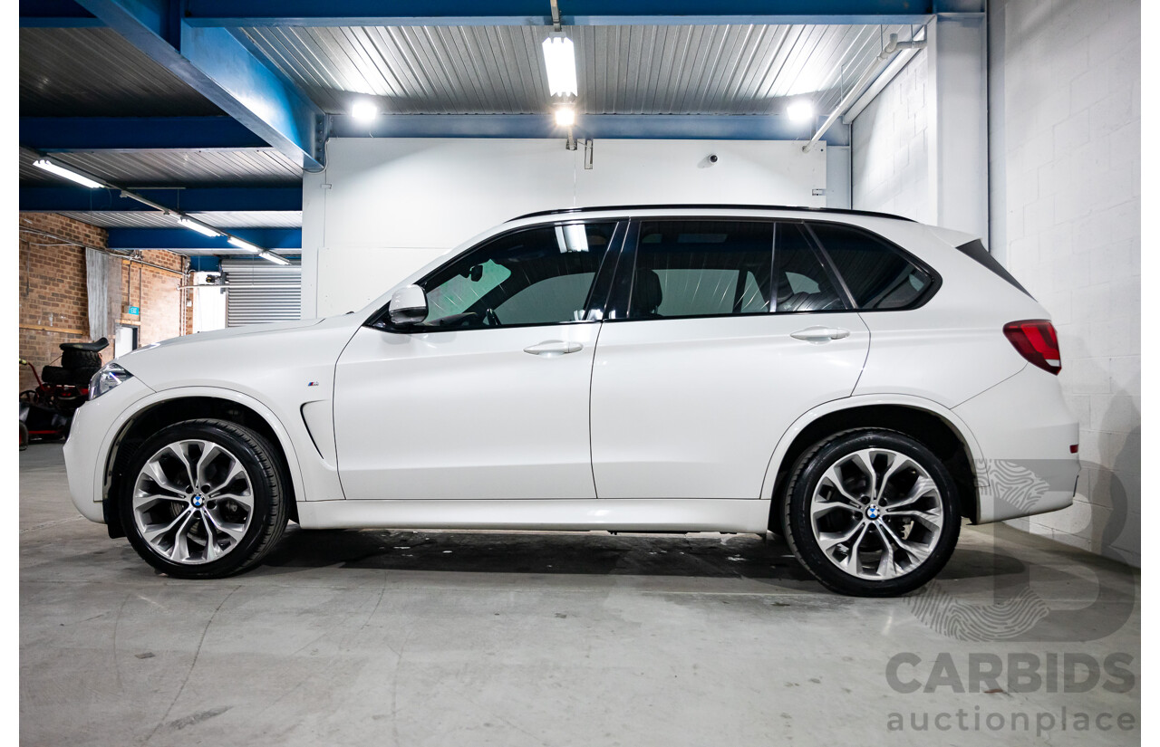 1/2015 BMW X5 sDrive 25d (RWD) F15 MY15 4d Wagon Mineral White Metallic Turbo Diesel 2.0L
