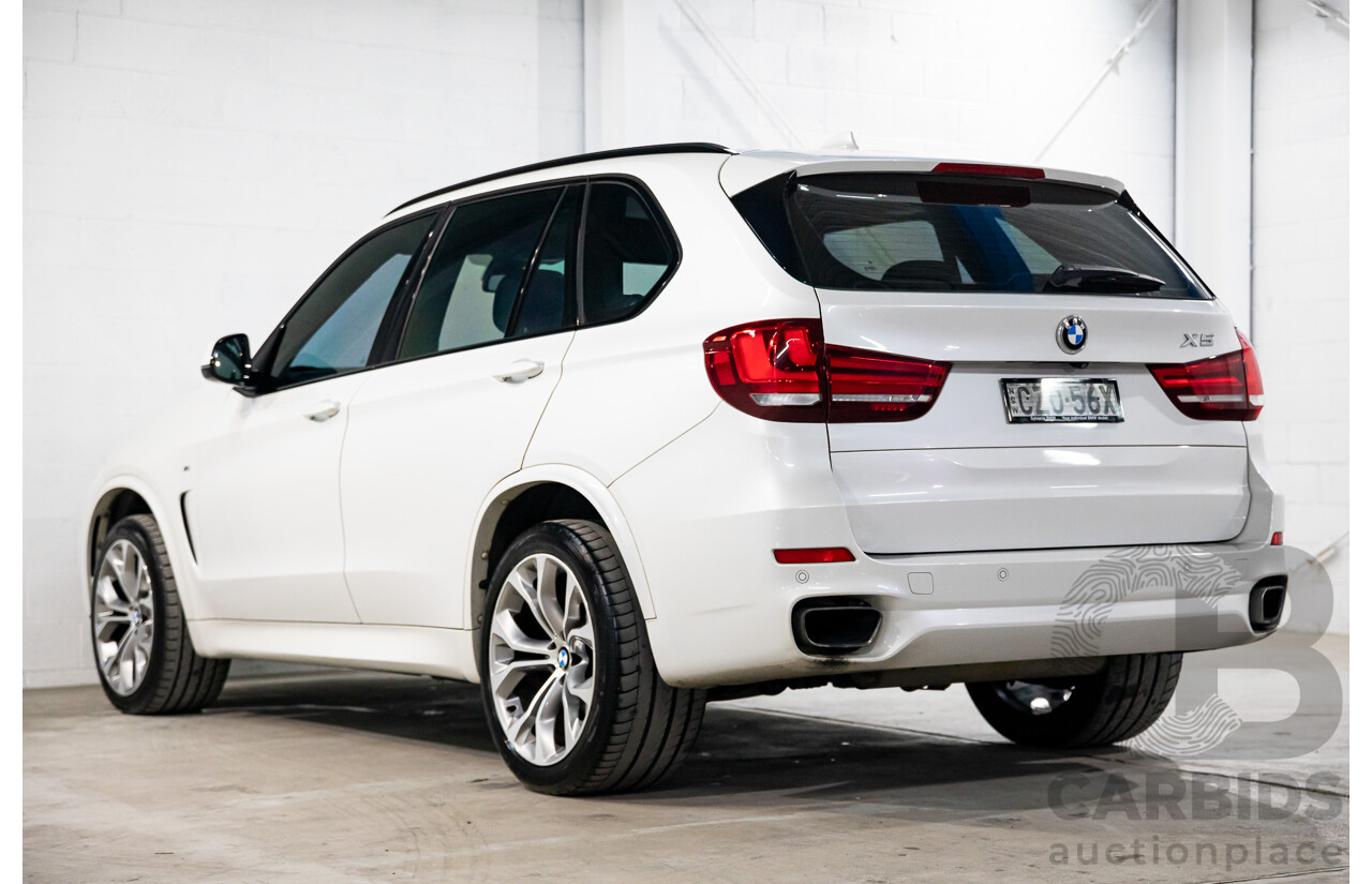 1/2015 BMW X5 sDrive 25d (RWD) F15 MY15 4d Wagon Mineral White Metallic Turbo Diesel 2.0L