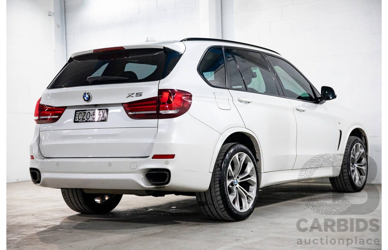 1/2015 BMW X5 sDrive 25d (RWD) F15 MY15 4d Wagon Mineral White Metallic Turbo Diesel 2.0L