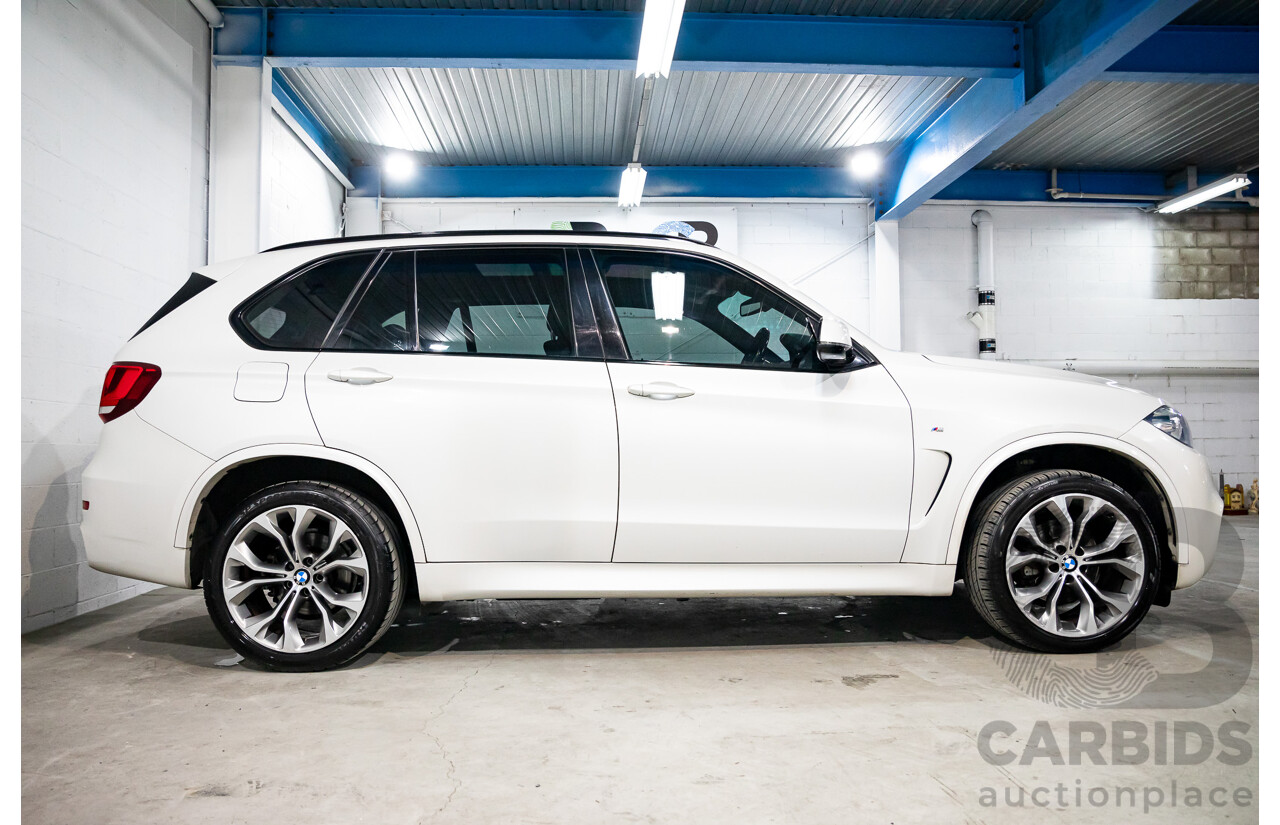 1/2015 BMW X5 sDrive 25d (RWD) F15 MY15 4d Wagon Mineral White Metallic Turbo Diesel 2.0L