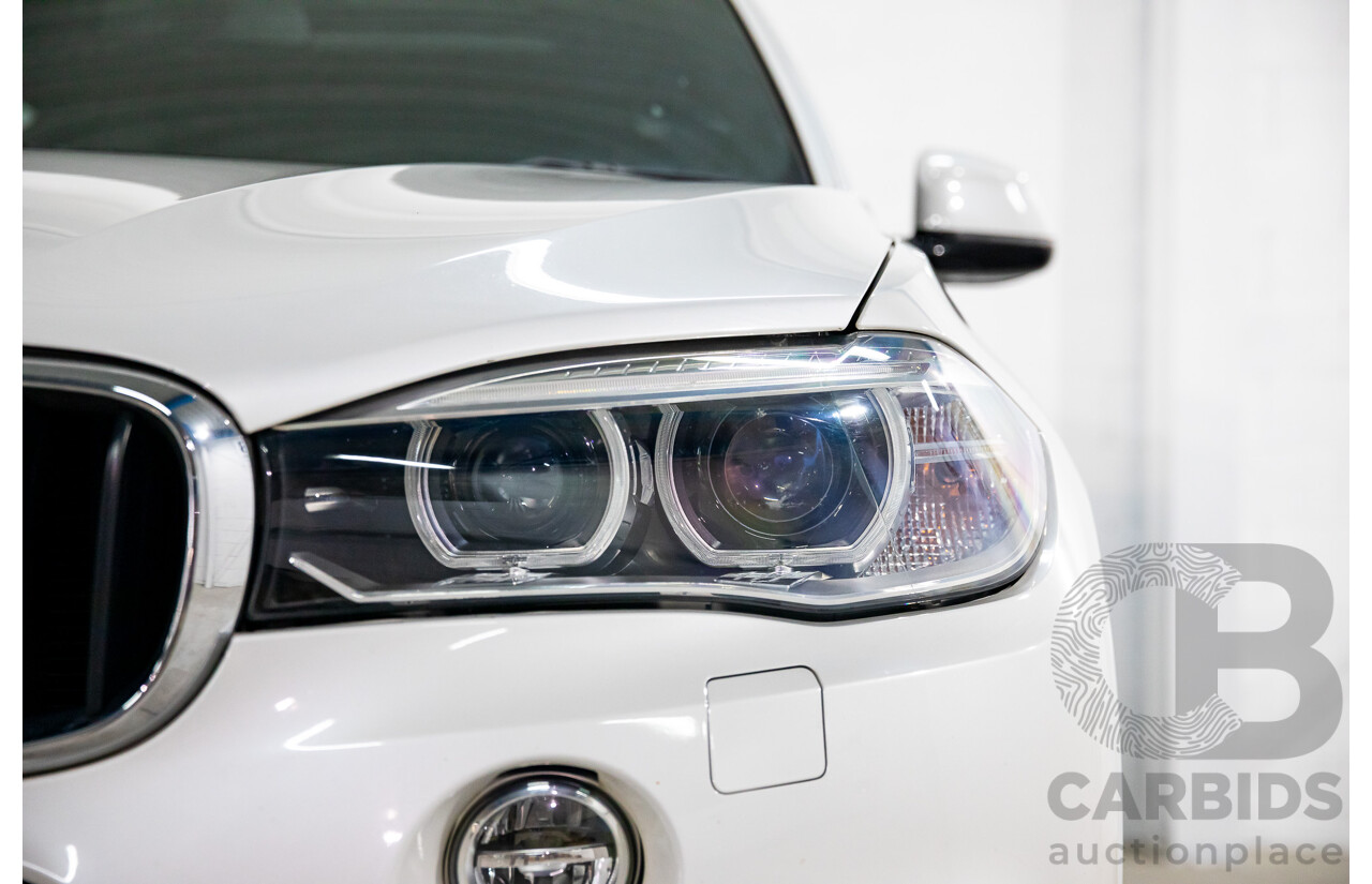 1/2015 BMW X5 sDrive 25d (RWD) F15 MY15 4d Wagon Mineral White Metallic Turbo Diesel 2.0L