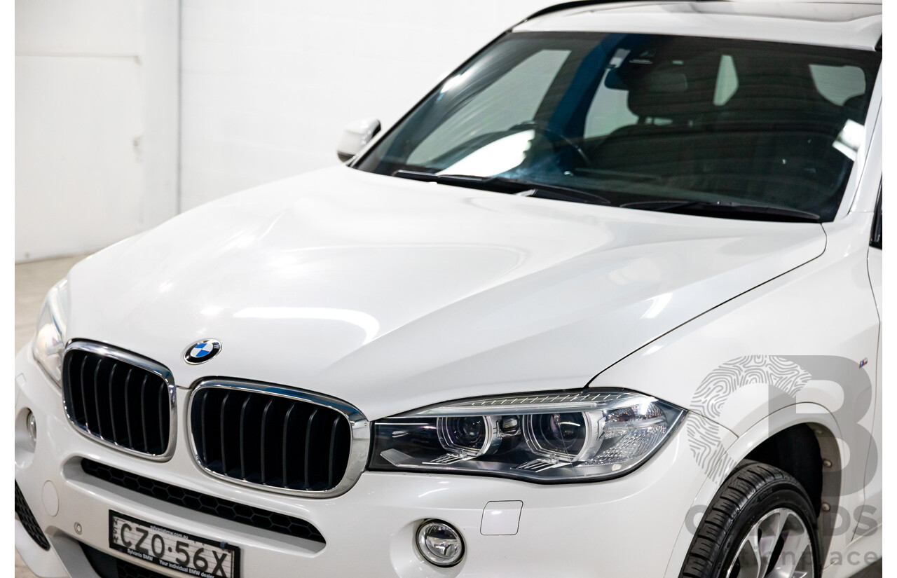 1/2015 BMW X5 sDrive 25d (RWD) F15 MY15 4d Wagon Mineral White Metallic Turbo Diesel 2.0L