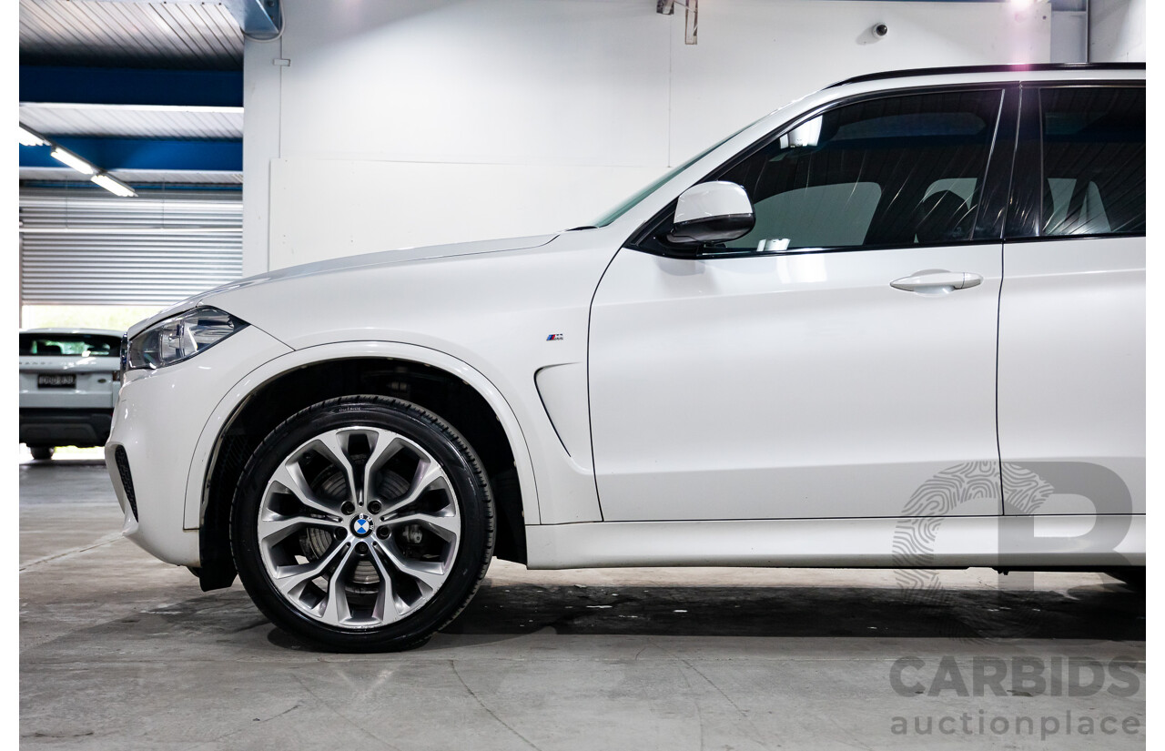 1/2015 BMW X5 sDrive 25d (RWD) F15 MY15 4d Wagon Mineral White Metallic Turbo Diesel 2.0L