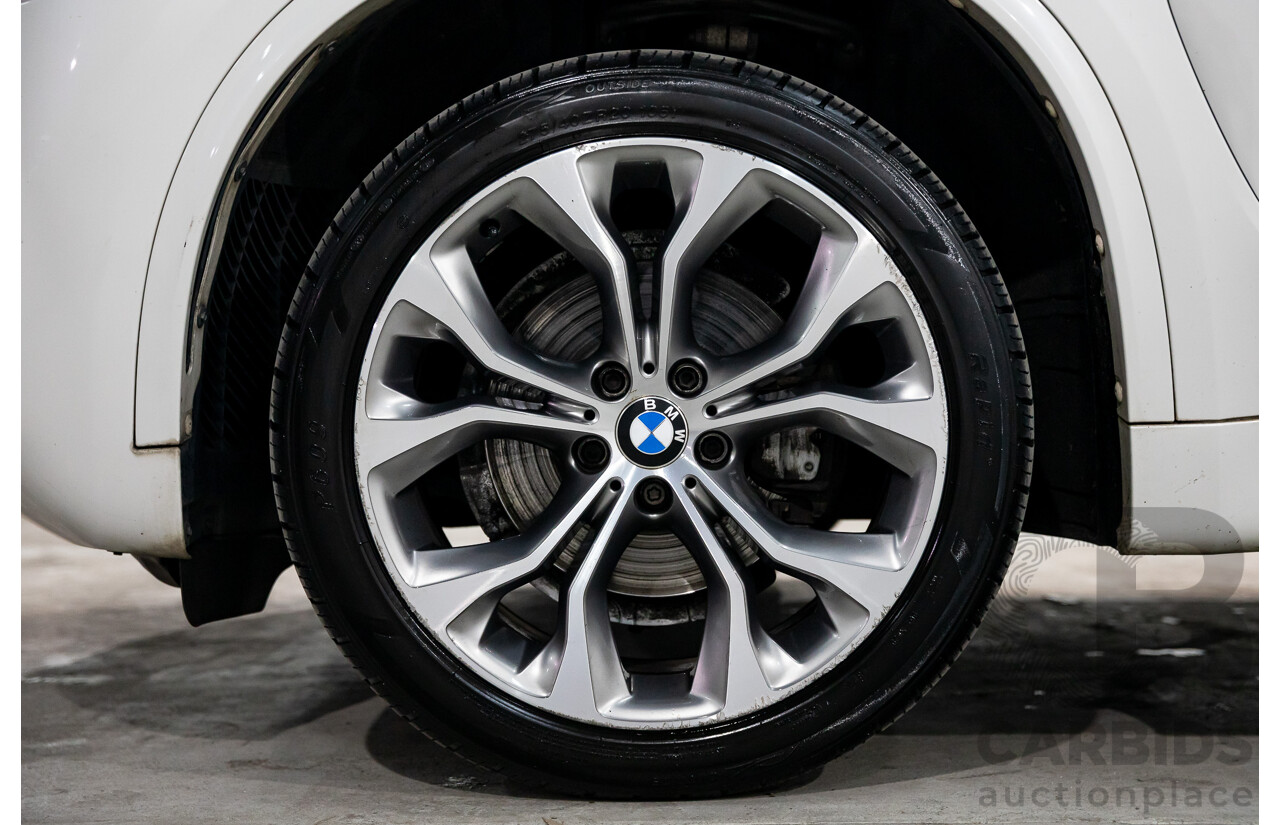1/2015 BMW X5 sDrive 25d (RWD) F15 MY15 4d Wagon Mineral White Metallic Turbo Diesel 2.0L