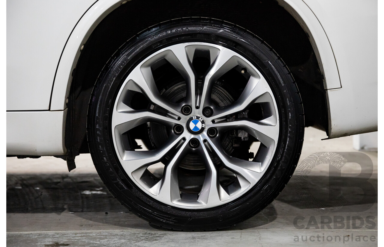 1/2015 BMW X5 sDrive 25d (RWD) F15 MY15 4d Wagon Mineral White Metallic Turbo Diesel 2.0L