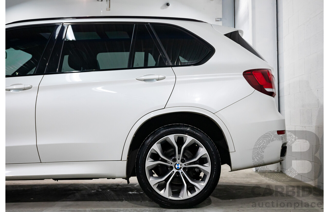 1/2015 BMW X5 sDrive 25d (RWD) F15 MY15 4d Wagon Mineral White Metallic Turbo Diesel 2.0L