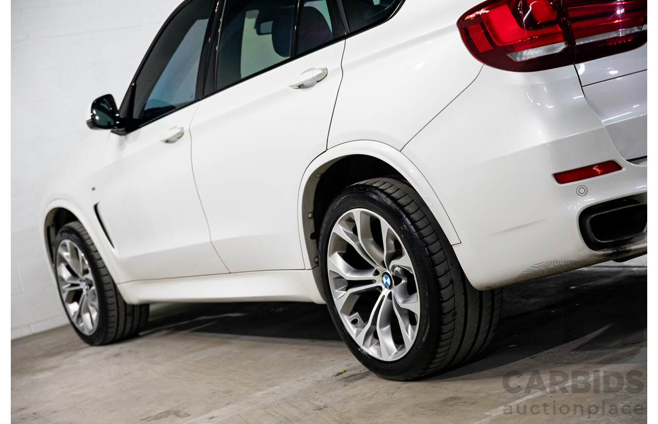 1/2015 BMW X5 sDrive 25d (RWD) F15 MY15 4d Wagon Mineral White Metallic Turbo Diesel 2.0L