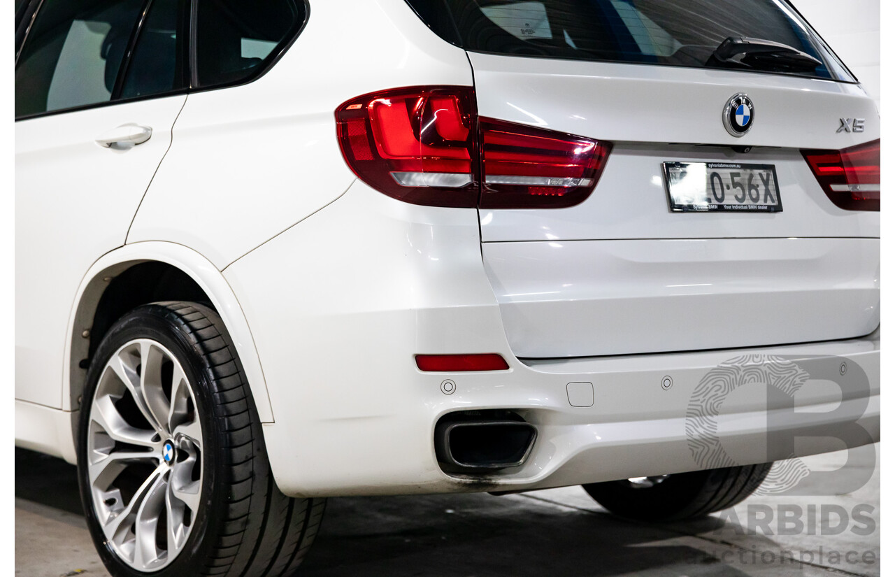 1/2015 BMW X5 sDrive 25d (RWD) F15 MY15 4d Wagon Mineral White Metallic Turbo Diesel 2.0L