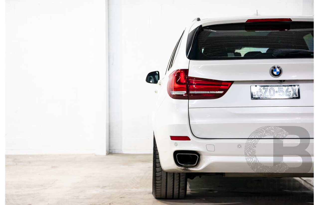 1/2015 BMW X5 sDrive 25d (RWD) F15 MY15 4d Wagon Mineral White Metallic Turbo Diesel 2.0L