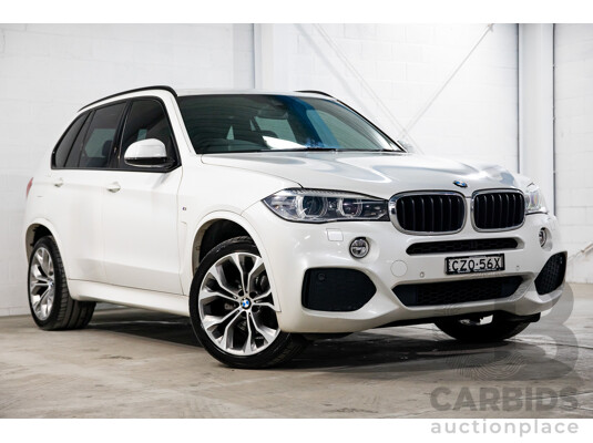 1/2015 BMW X5 sDrive 25d (RWD) F15 MY15 4d Wagon Mineral White Metallic Turbo Diesel 2.0L