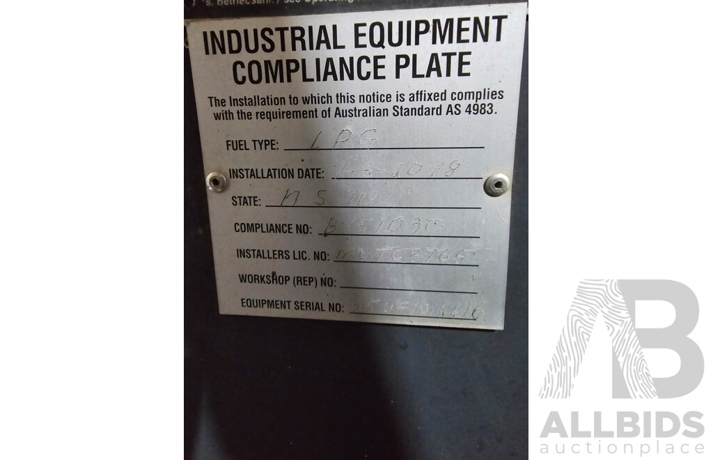 1995 LINDE H16 LPG Forklift
