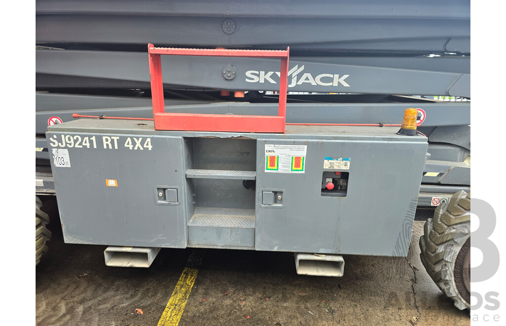 2017 SKYJACK SJ9241 RT 4x4 Diesel Mobile Elevated Work Platform