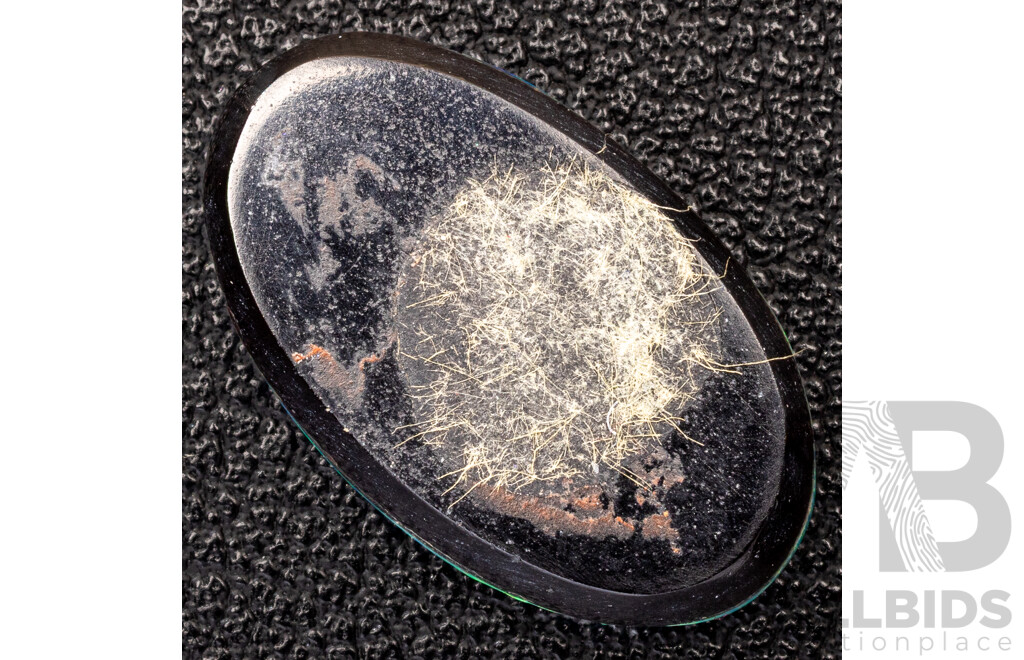 Australian Opal Doublet, 20mm X 12mm X 2.5mm