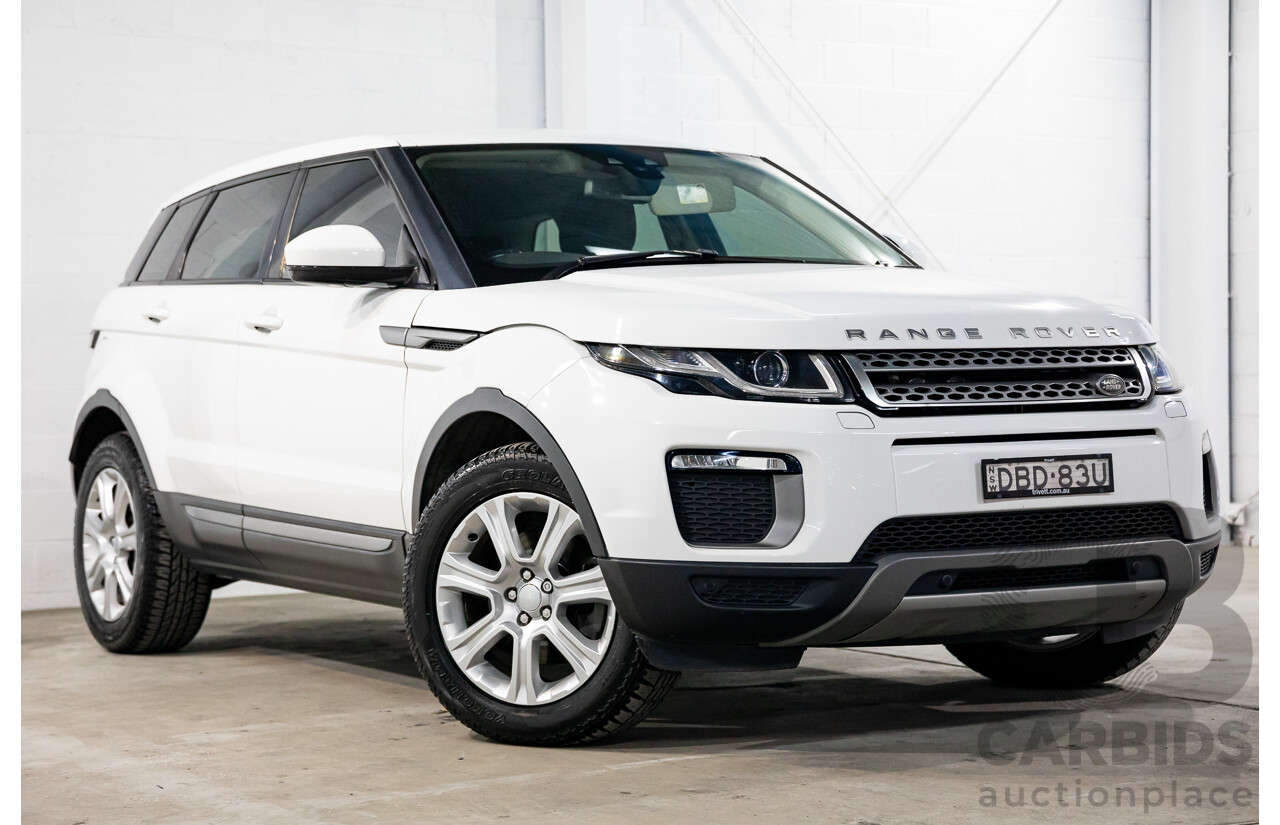 10/2015 Range Rover Evoque Td4 180 SE LV MY16 5d Wagon Fuji White Turbo Diesel 2.0L