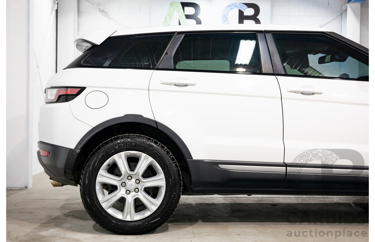 10/2015 Range Rover Evoque Td4 180 SE LV MY16 5d Wagon Fuji White Turbo Diesel 2.0L
