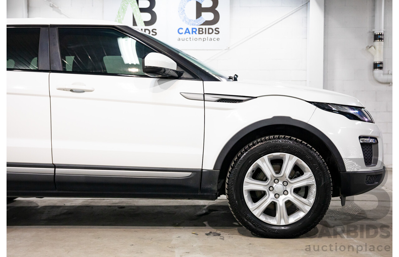 10/2015 Range Rover Evoque Td4 180 SE LV MY16 5d Wagon Fuji White Turbo Diesel 2.0L