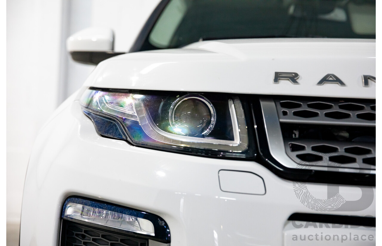 10/2015 Range Rover Evoque Td4 180 SE LV MY16 5d Wagon Fuji White Turbo Diesel 2.0L