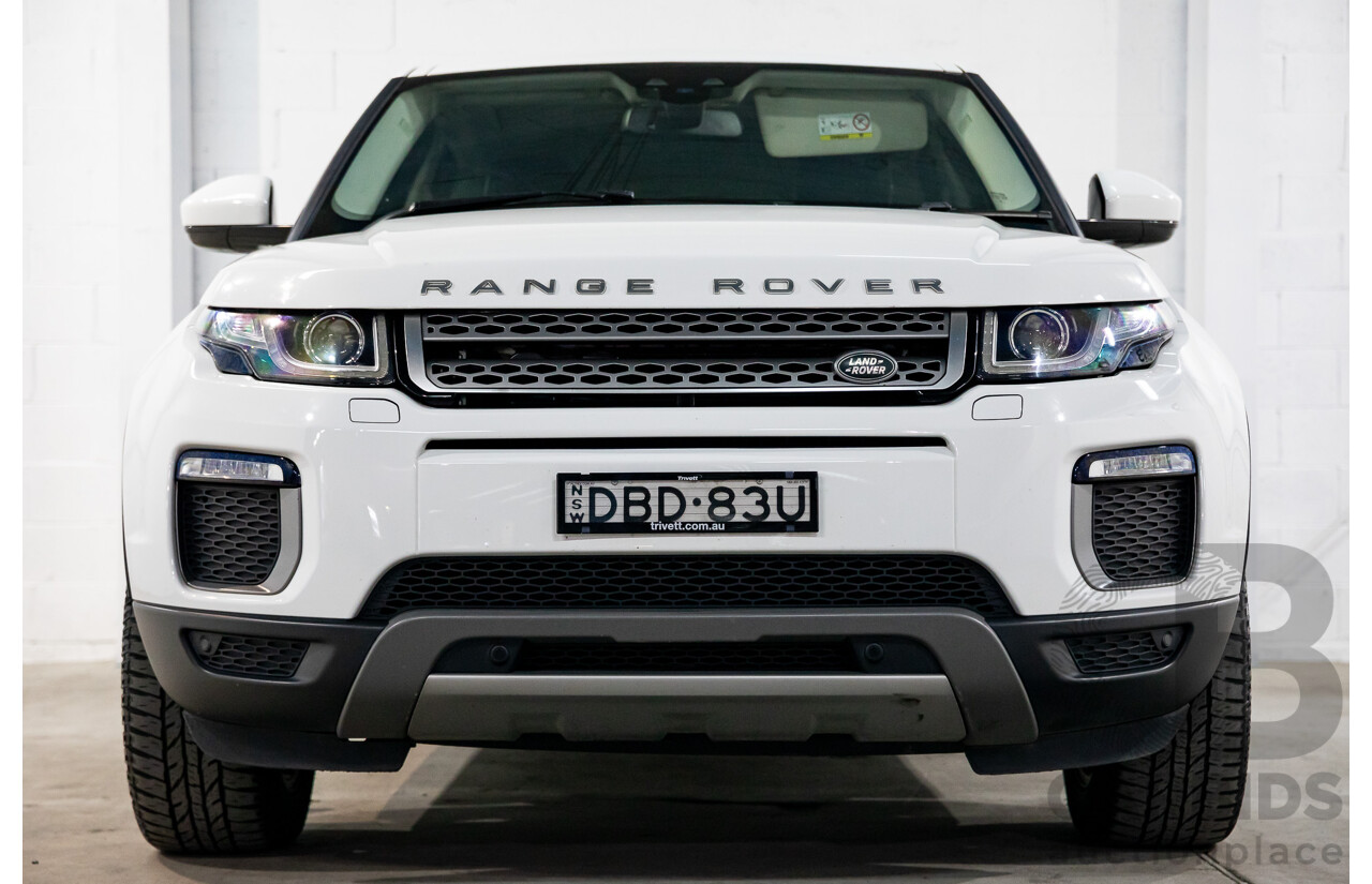 10/2015 Range Rover Evoque Td4 180 SE LV MY16 5d Wagon Fuji White Turbo Diesel 2.0L