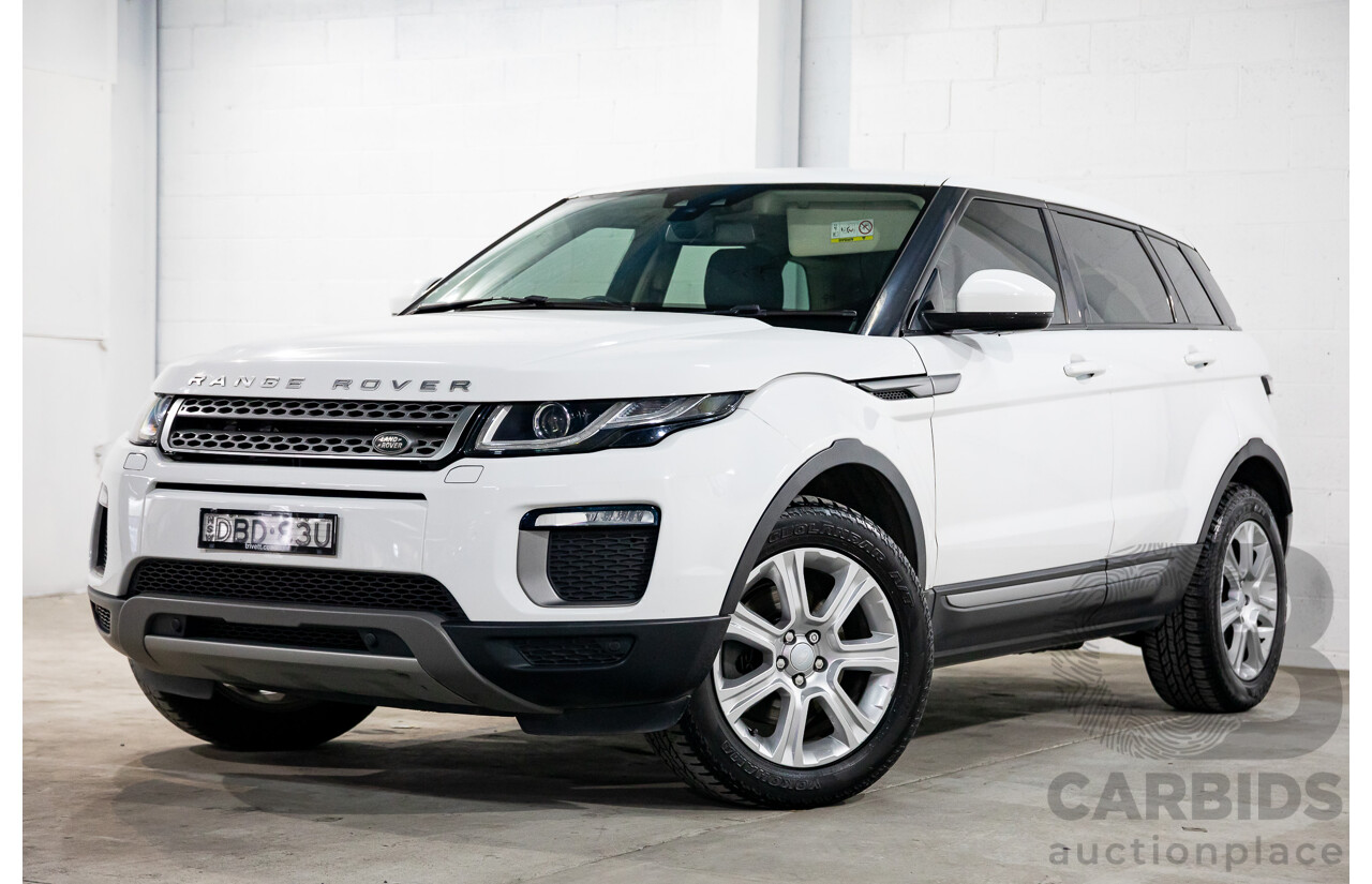 10/2015 Range Rover Evoque Td4 180 SE LV MY16 5d Wagon Fuji White Turbo Diesel 2.0L