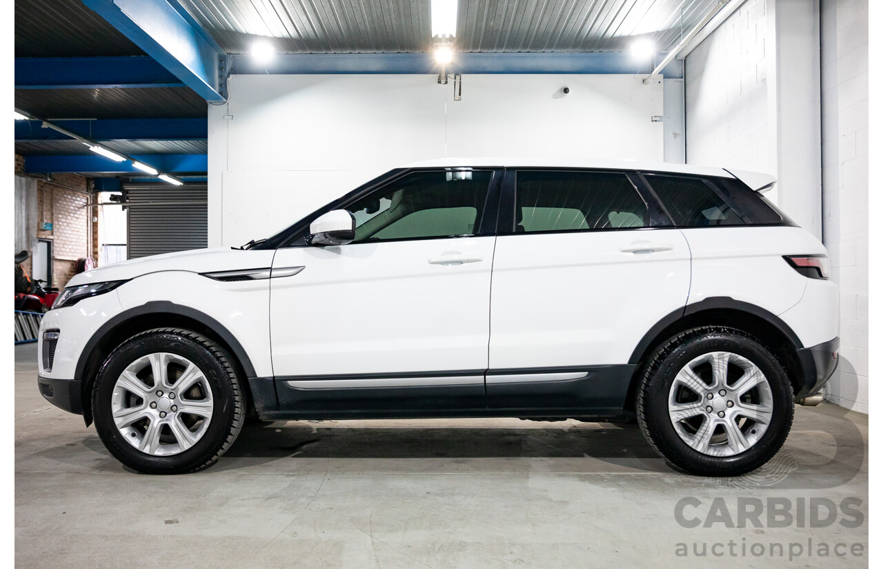 10/2015 Range Rover Evoque Td4 180 SE LV MY16 5d Wagon Fuji White Turbo Diesel 2.0L