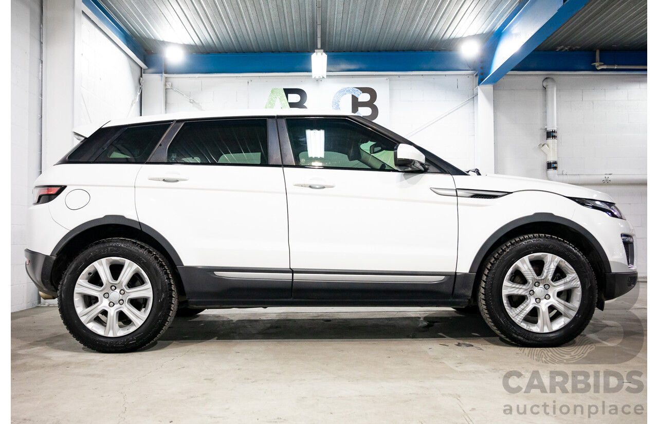 10/2015 Range Rover Evoque Td4 180 SE LV MY16 5d Wagon Fuji White Turbo Diesel 2.0L