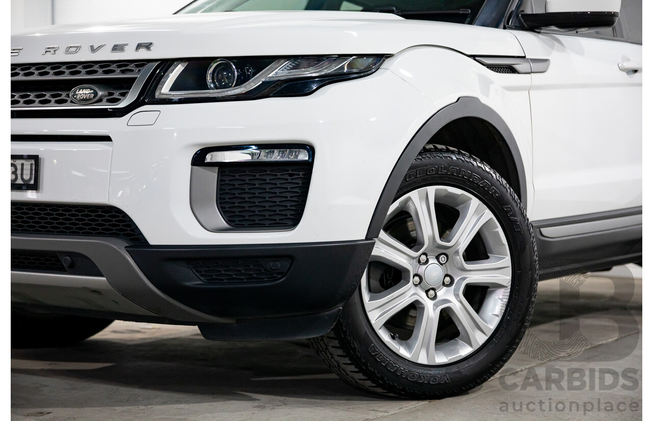 10/2015 Range Rover Evoque Td4 180 SE LV MY16 5d Wagon Fuji White Turbo Diesel 2.0L