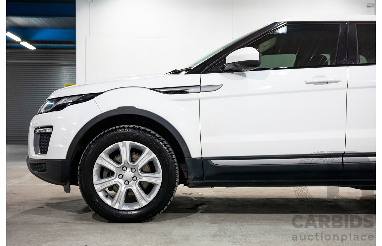 10/2015 Range Rover Evoque Td4 180 SE LV MY16 5d Wagon Fuji White Turbo Diesel 2.0L