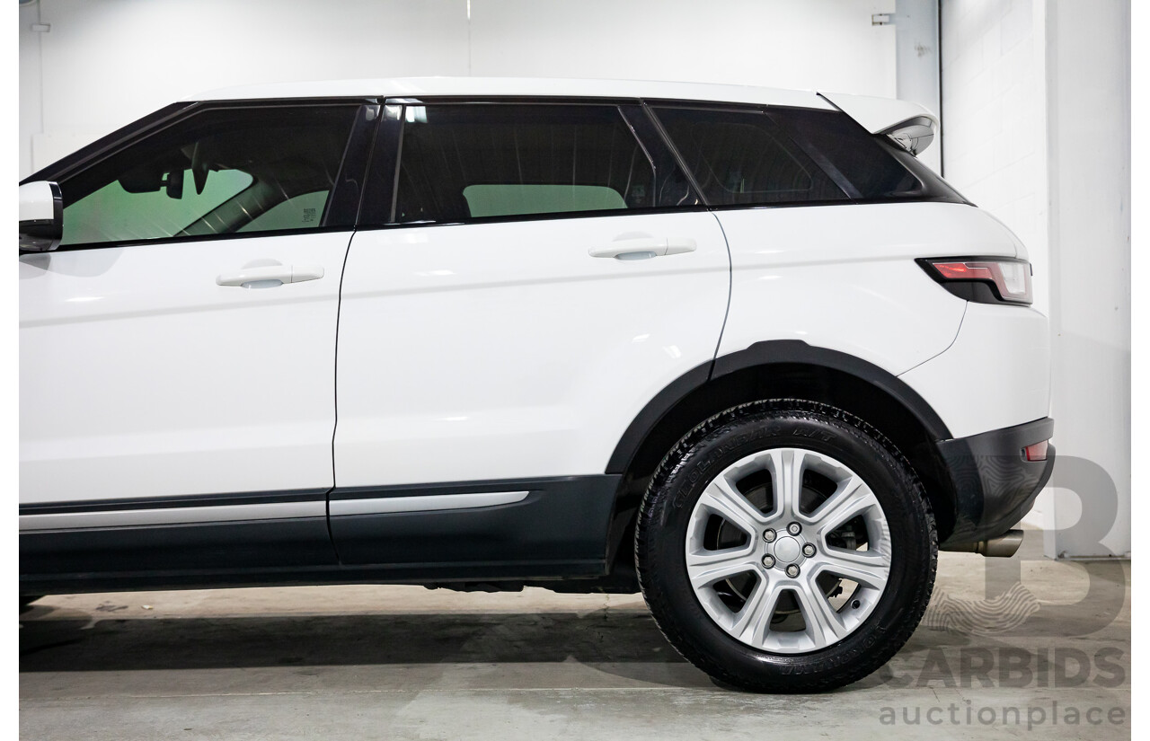 10/2015 Range Rover Evoque Td4 180 SE LV MY16 5d Wagon Fuji White Turbo Diesel 2.0L