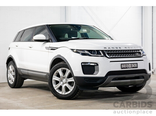 10/2015 Range Rover Evoque Td4 180 SE LV MY16 5d Wagon Fuji White Turbo Diesel 2.0L