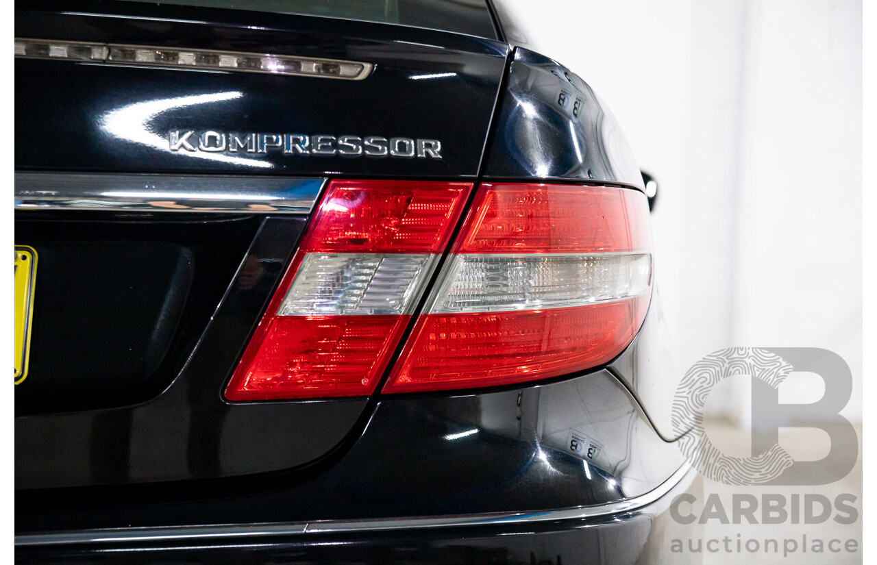 1/2009 Mercedes-Benz CLC200 Kompressor Evolution + 203 2d Coupe Obsidian Black Metallic Supercharged 1.8L