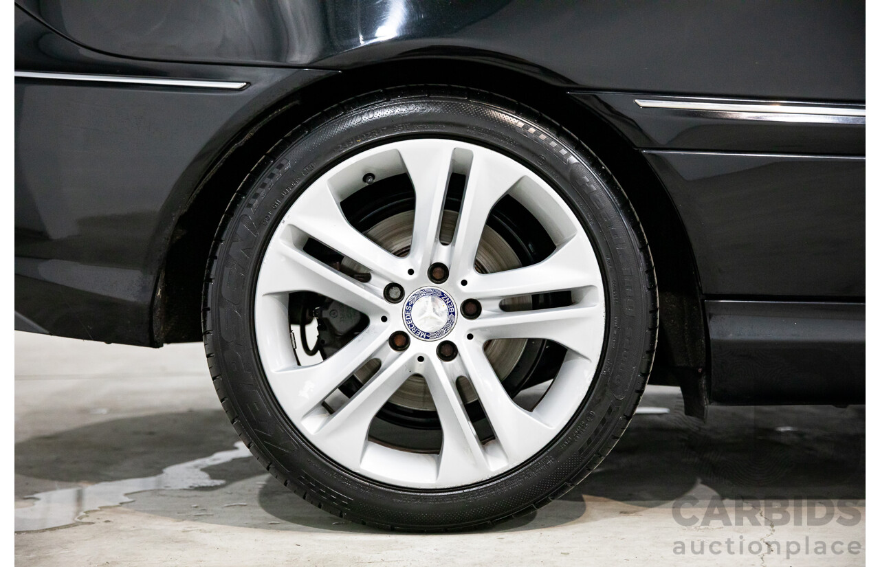 1/2009 Mercedes-Benz CLC200 Kompressor Evolution + 203 2d Coupe Obsidian Black Metallic Supercharged 1.8L