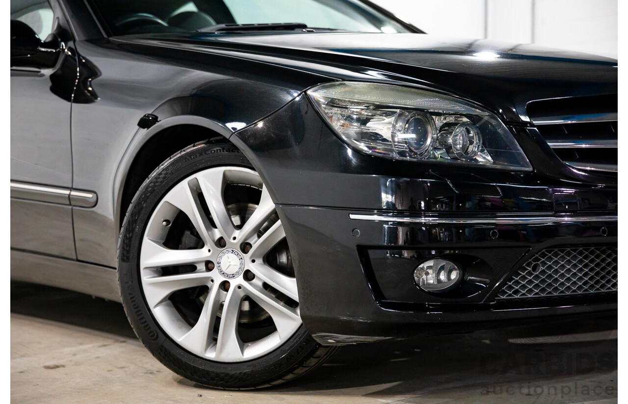1/2009 Mercedes-Benz CLC200 Kompressor Evolution + 203 2d Coupe Obsidian Black Metallic Supercharged 1.8L
