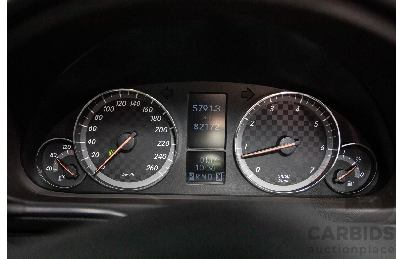 1/2009 Mercedes-Benz CLC200 Kompressor Evolution + 203 2d Coupe Obsidian Black Metallic Supercharged 1.8L