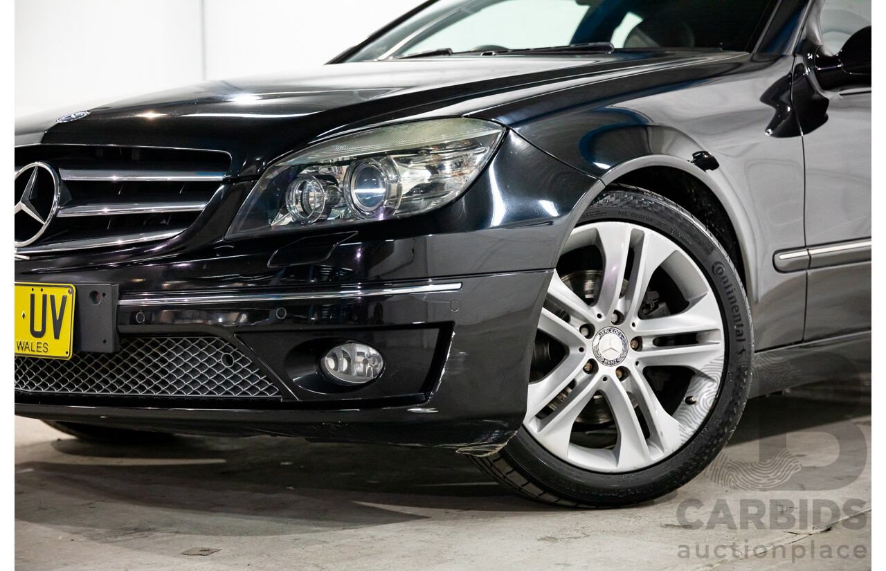 1/2009 Mercedes-Benz CLC200 Kompressor Evolution + 203 2d Coupe Obsidian Black Metallic Supercharged 1.8L