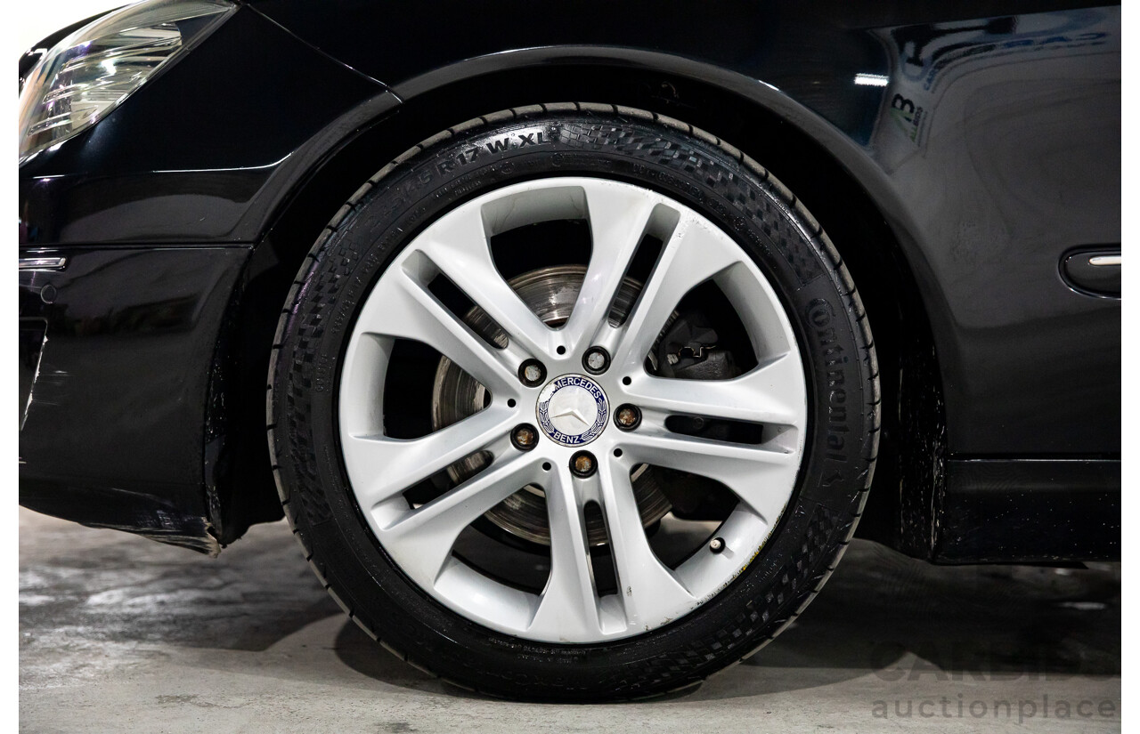 1/2009 Mercedes-Benz CLC200 Kompressor Evolution + 203 2d Coupe Obsidian Black Metallic Supercharged 1.8L